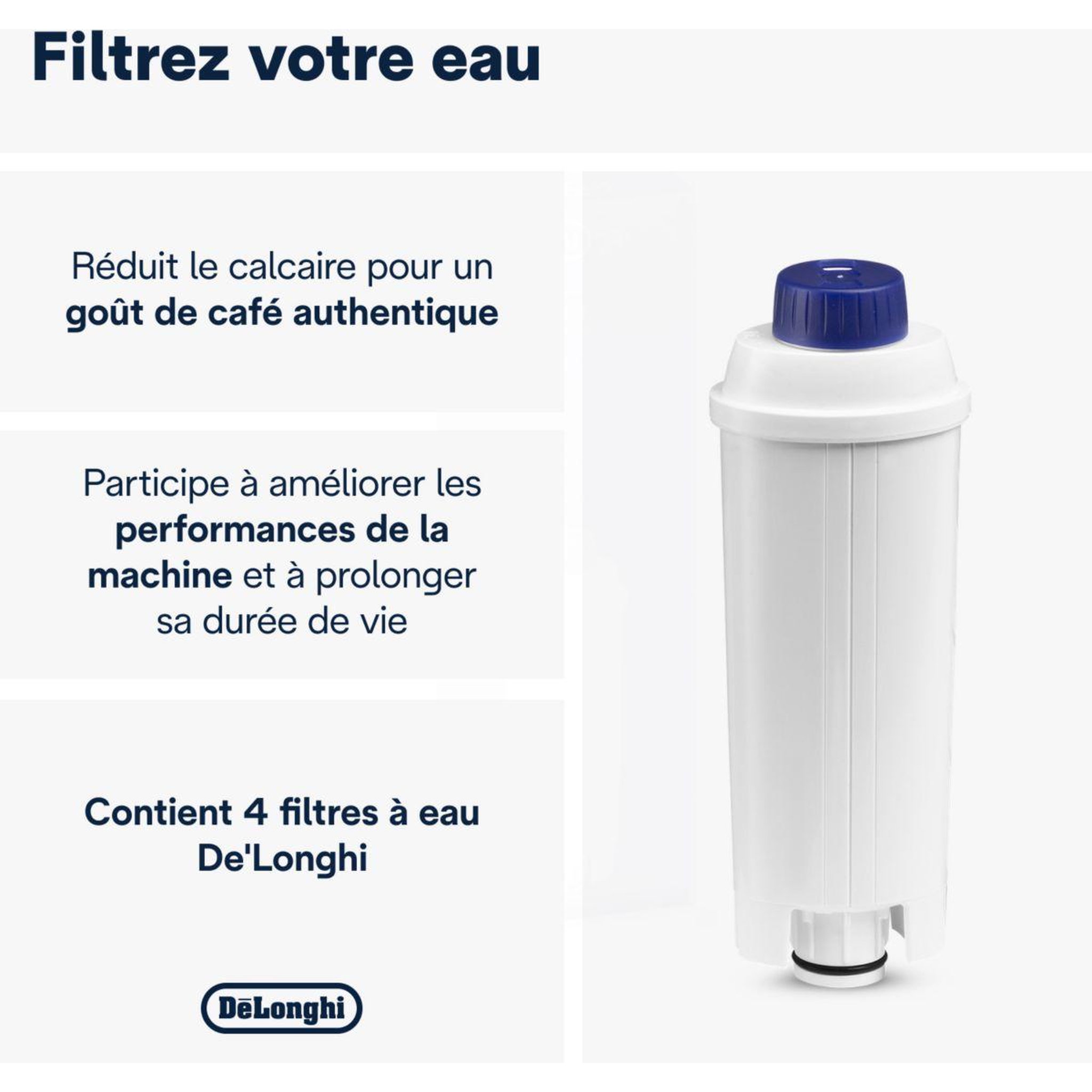 Voir la diapositive 4 : DELONGHI Détartrant anti-calcaire expresso broyeur 12 mois