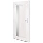 Voir la diapositive 4 : VIDAXL Porte d'entree Blanc 98x200 cm PVC