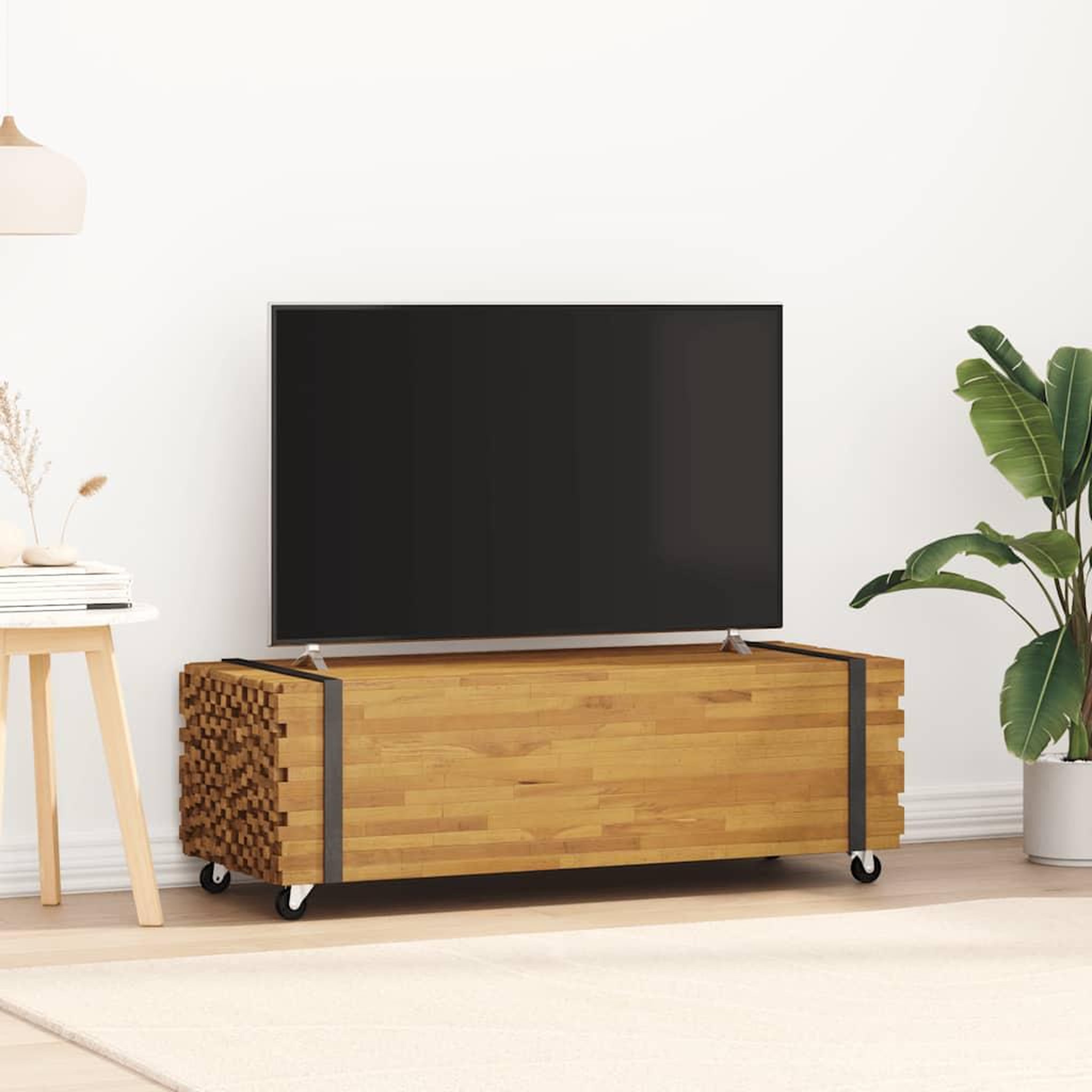 Voir la diapositive 3 : VIDAXL Table basse 110x45x35 cm bois massif de teck