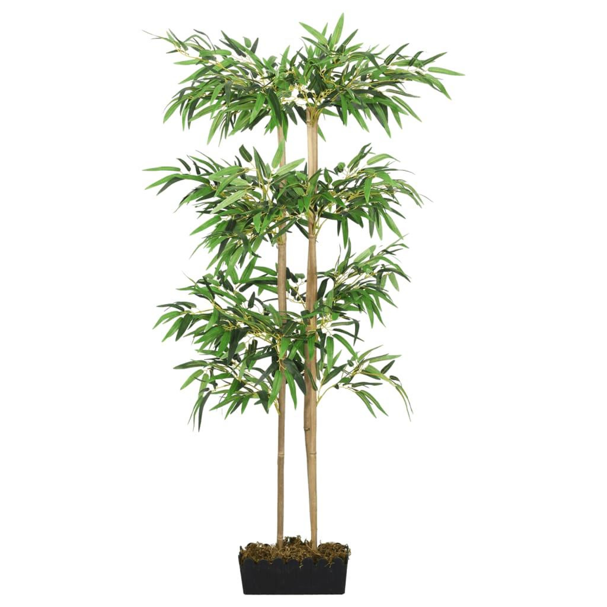 Voir la diapositive 2 : VIDAXL Bambou artificiel 760 feuilles 120 cm vert
