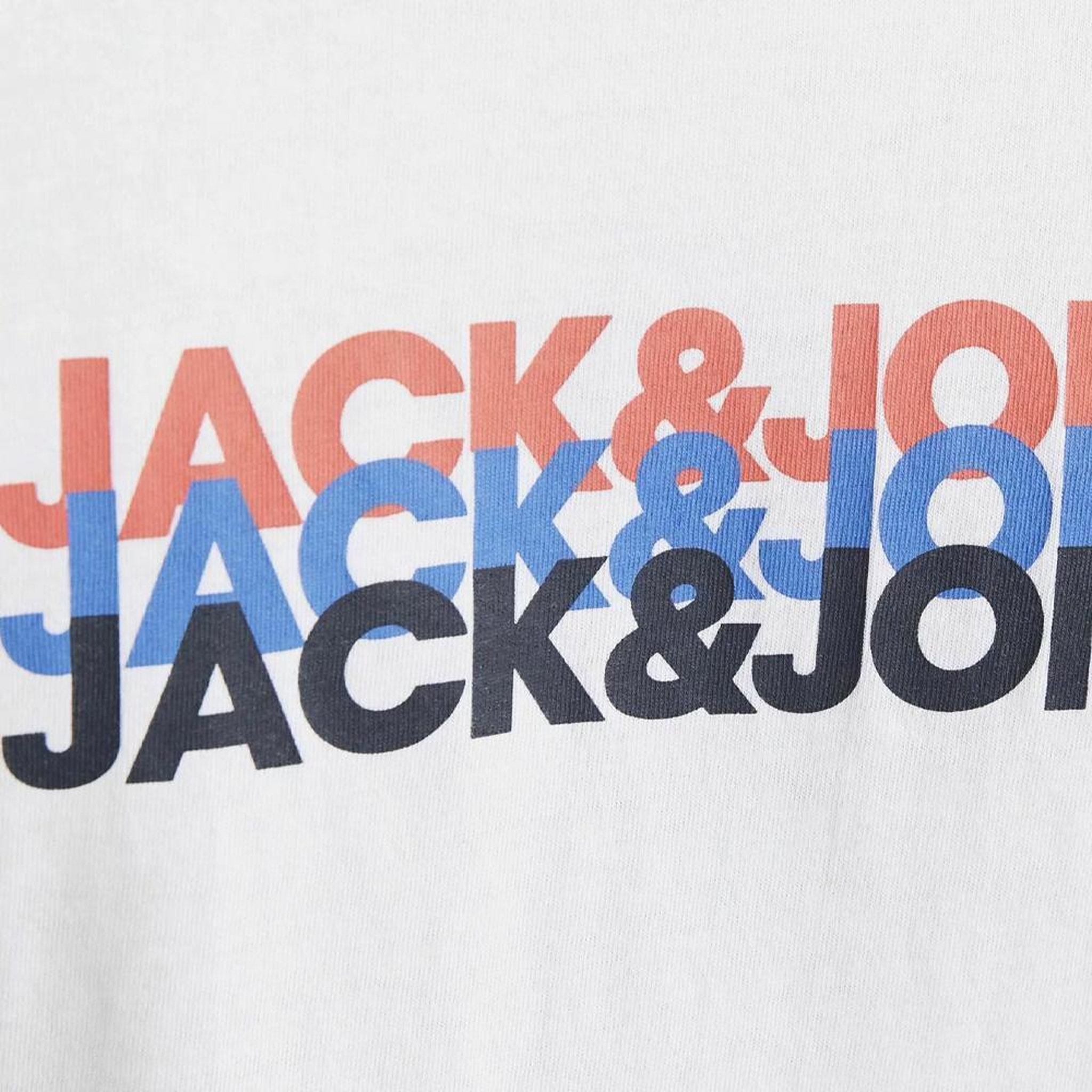 Voir la diapositive 2 : Jack & Jones T-Shirt Blanc Garçon Jack & Jones Cyber