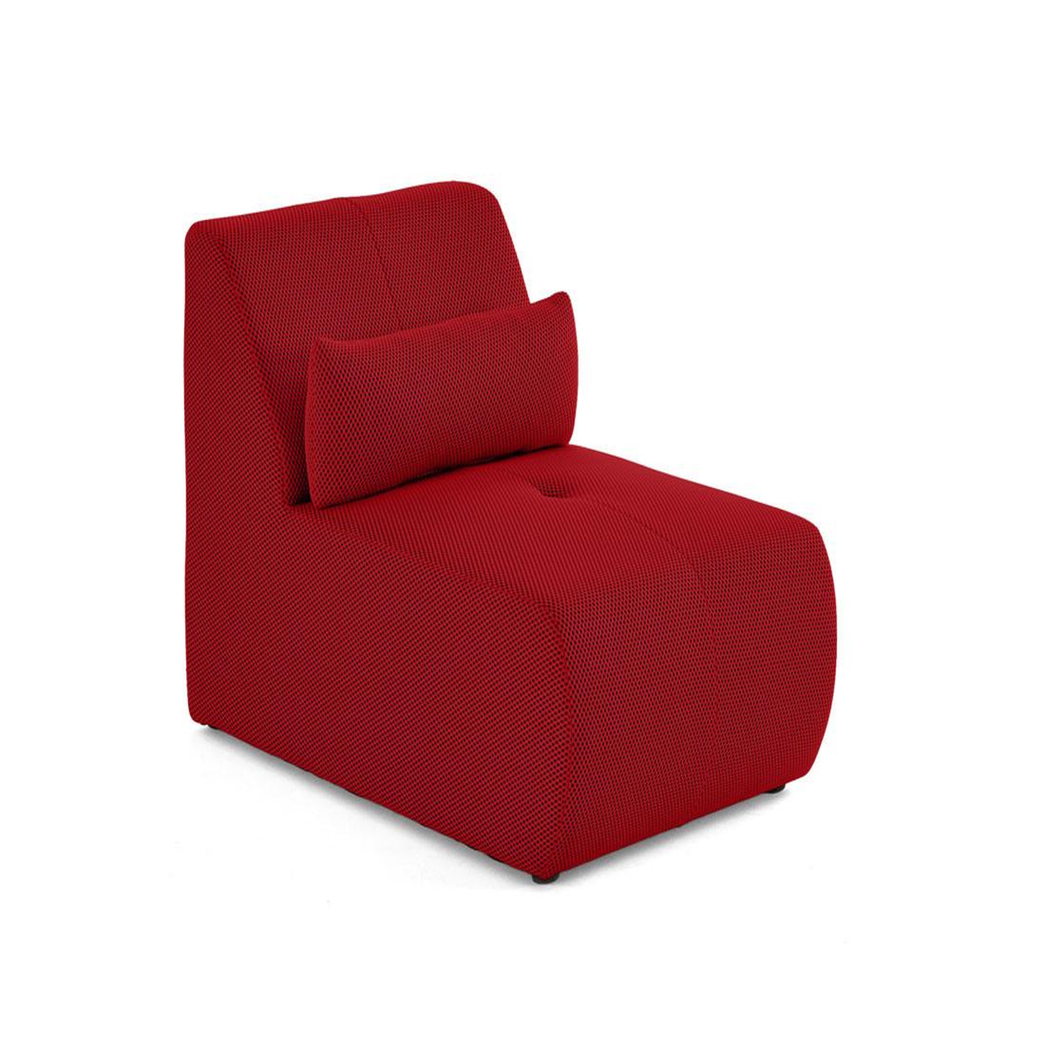 Voir la diapositive 2 : LISA DESIGN Onyx - fauteuil sans accoudoirs - en tissu mailles 3d