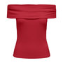 Voir la diapositive 5 : JACQUELINE DE YONG T-Shirt Rouge Femme JDY Fransiska 15344028
