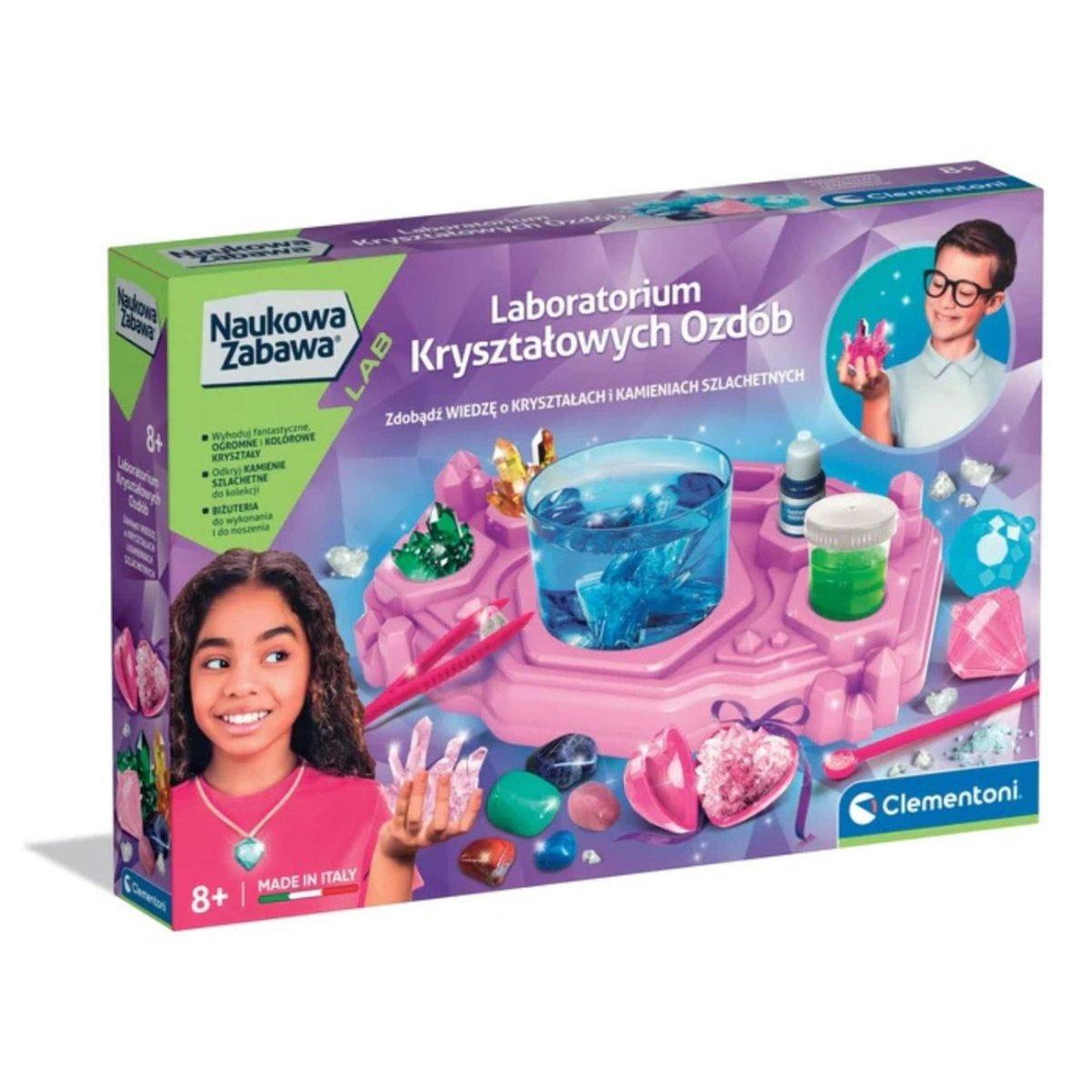 CLEMENTONI Coffret scientifique  50398 science  and  jeu - laboratoire de cristaux