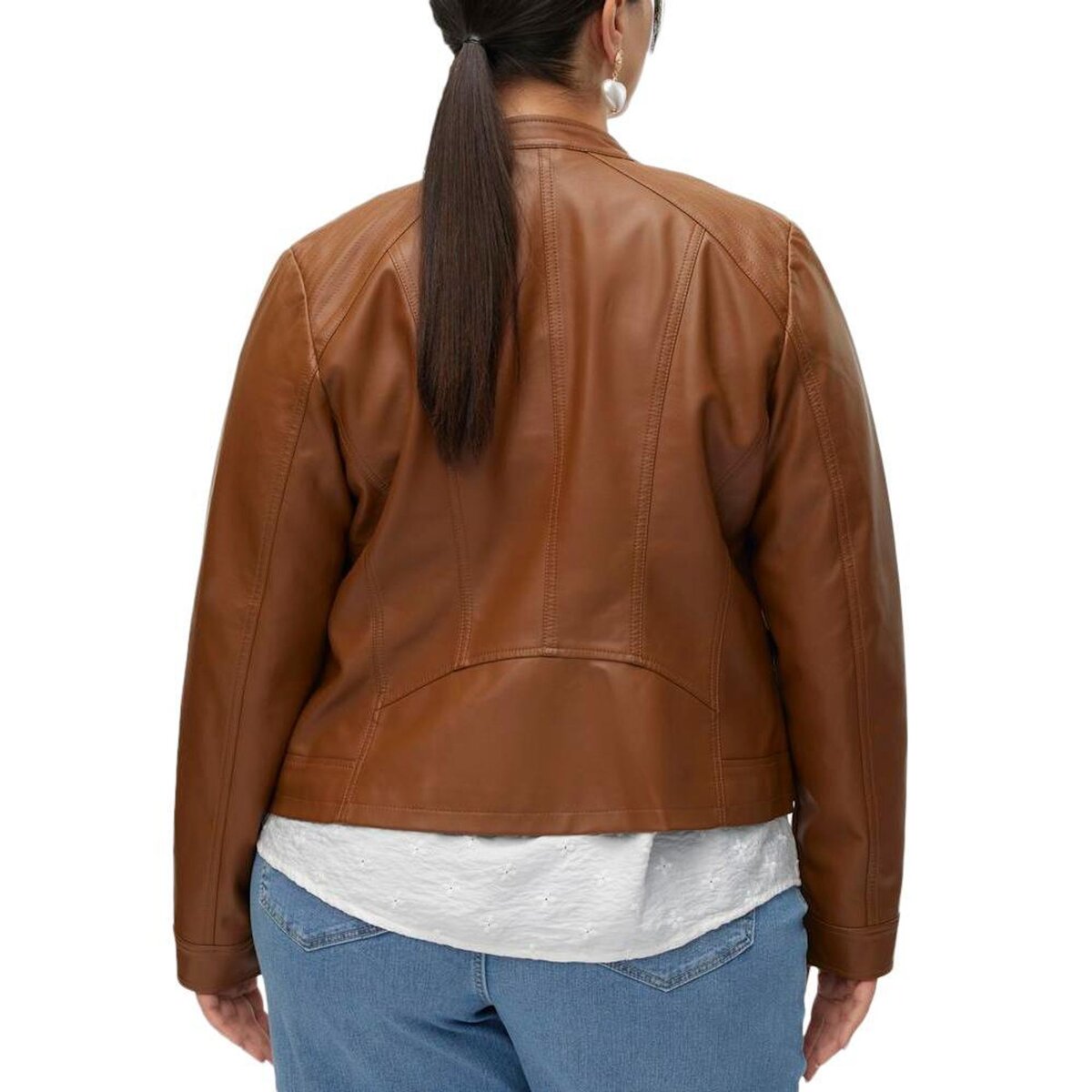 Vero Moda Veste  Similicuir  Femme Vero Moda Favodona Coated