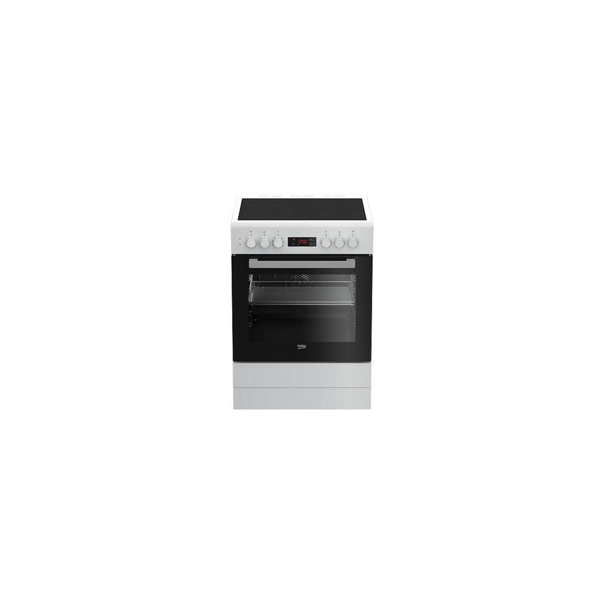 Beko Cuisinière vitrocéramique FSE67300WCS 60cm