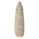 Paris Prix Vase Fin en Grès  Dune  45cm Beige & Blanc