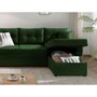 Voir la diapositive 4 : BEST MOBILIER Astoria - canapé d'angle réversible - convertible avec coffre - style contemporain- 4 places