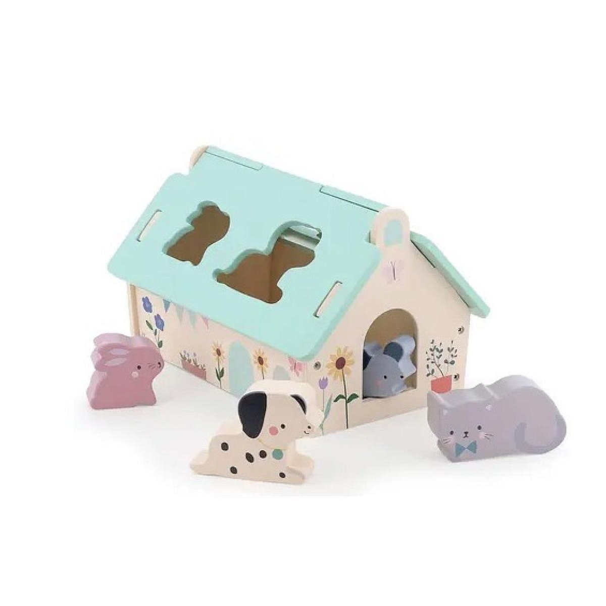 Vilac Boite a formes maison des animaux