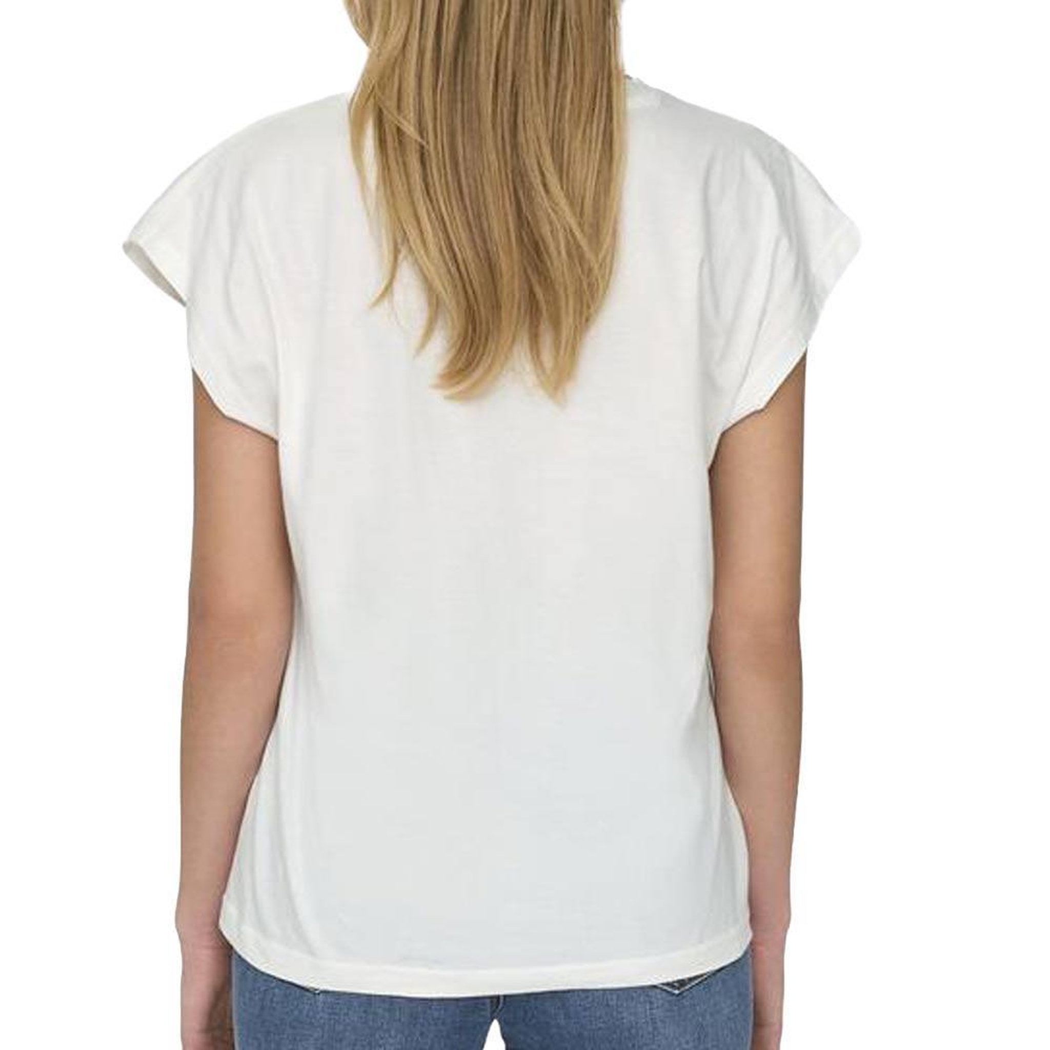 Voir la diapositive 2 : JACQUELINE DE YONG T-Shirt Blanc Femme JDY Rose