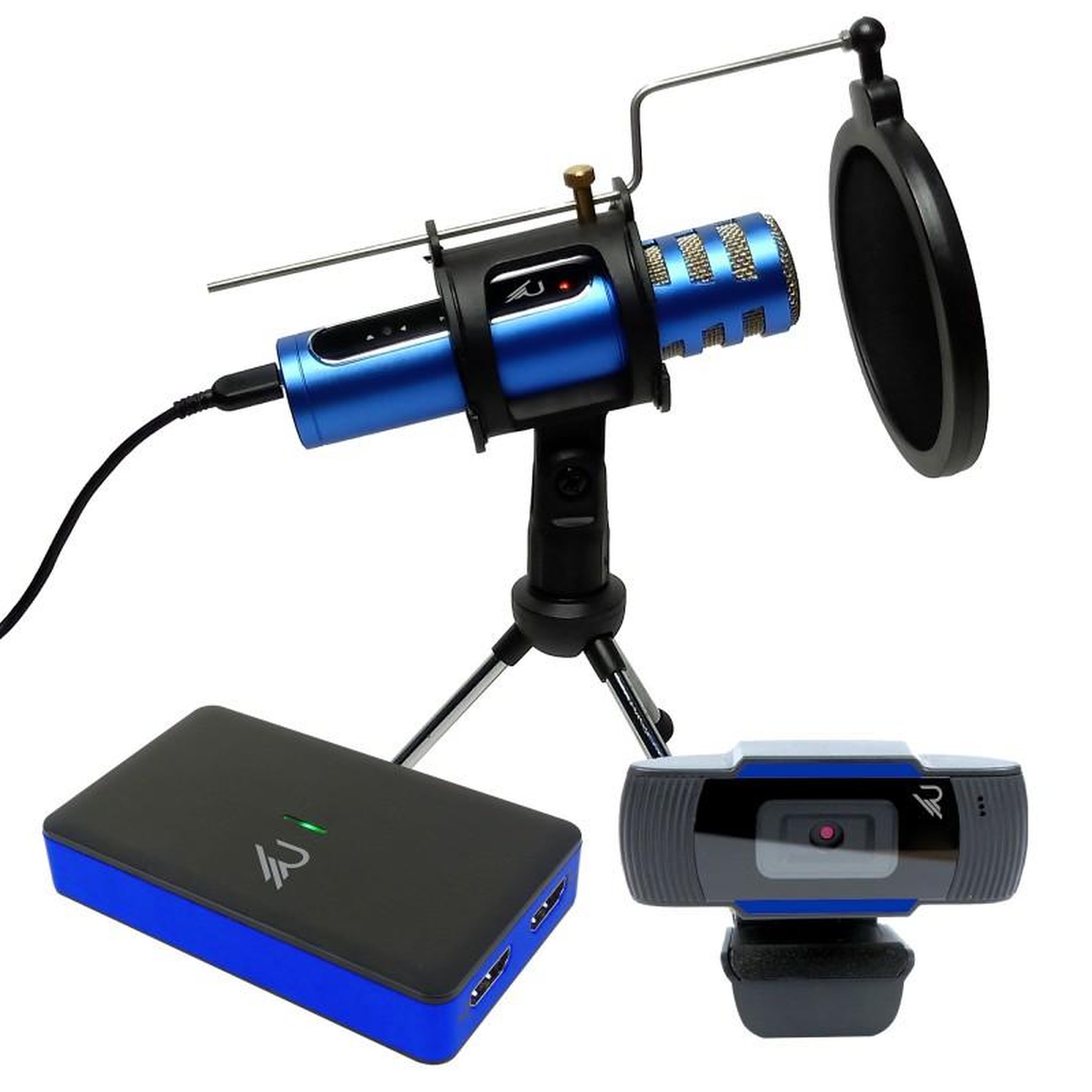 Subsonic Pack d'accessoires pour youtubers compatible ps5 - xbox serie x - switch - ps4