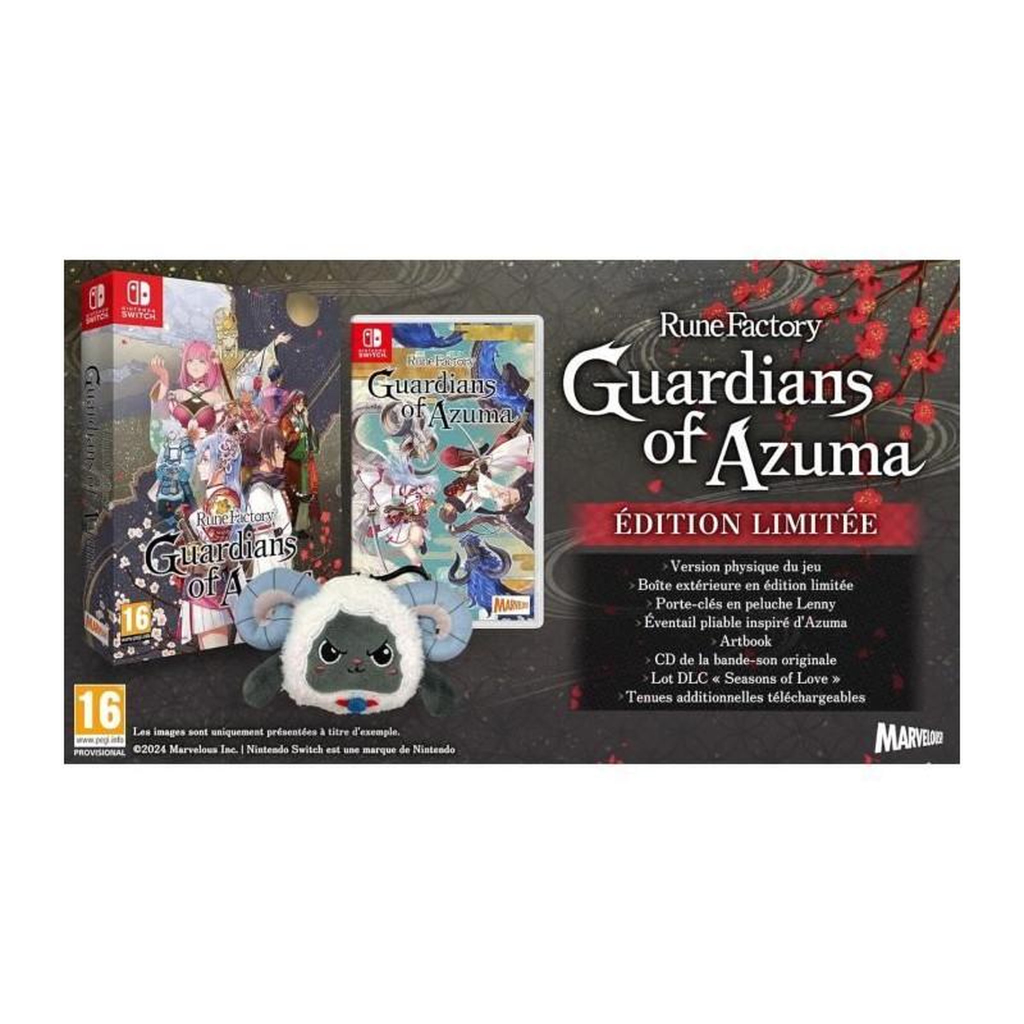 Voir la diapositive 2 : Just for games Rune Factory Guardians of Azuma - Jeu Nintendo Switch - Edition limitée