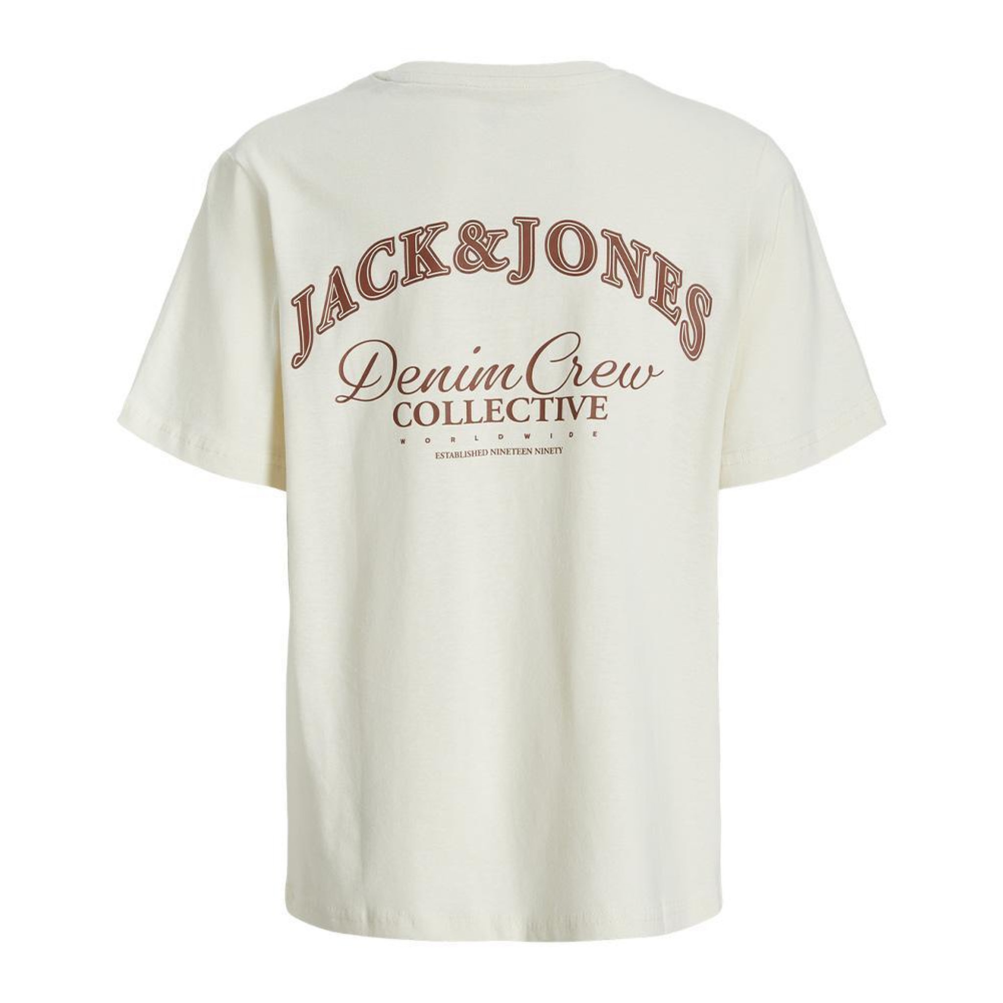 Voir la diapositive 2 : Jack & Jones T-Shirt Écru Garçon Jack & Jones brandes Back