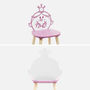 Voir la diapositive 6 : SWEEEK Lot de 2 chaises enfant collection Monsieur/Madame - Madame Princesse. rose