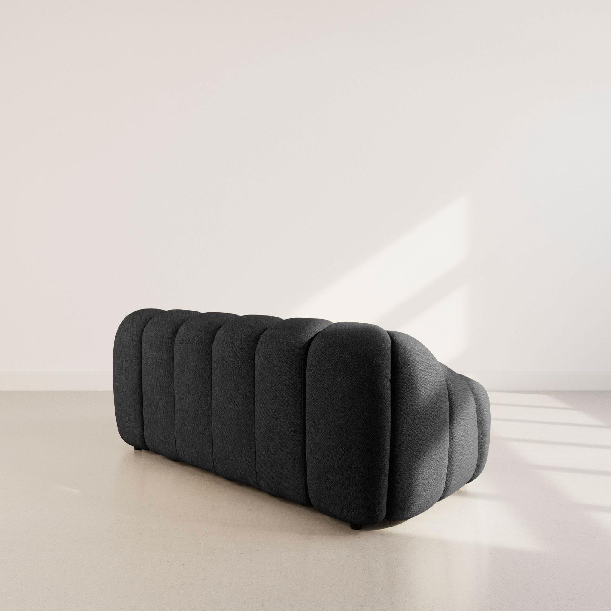 Voir la diapositive 5 : LISA DESIGN Ava - canapé 3 places en velours texturé