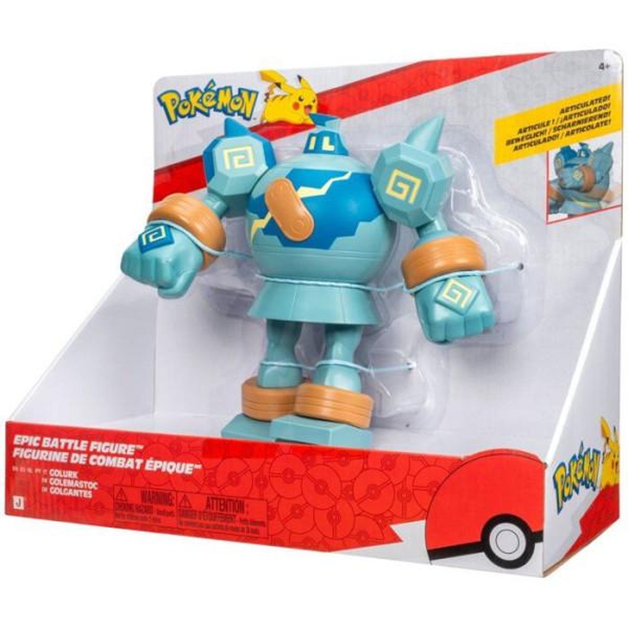 Voir la diapositive 5 : Pokemon Figurine Pokémon Epic Battle Golemastoc - POKEMON - 30 cm - articulée - licence officielle