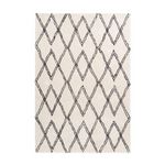 Paris Prix Tapis Tissé Géométrique  Orlando  Ivoire. Coloris disponibles : Blanc