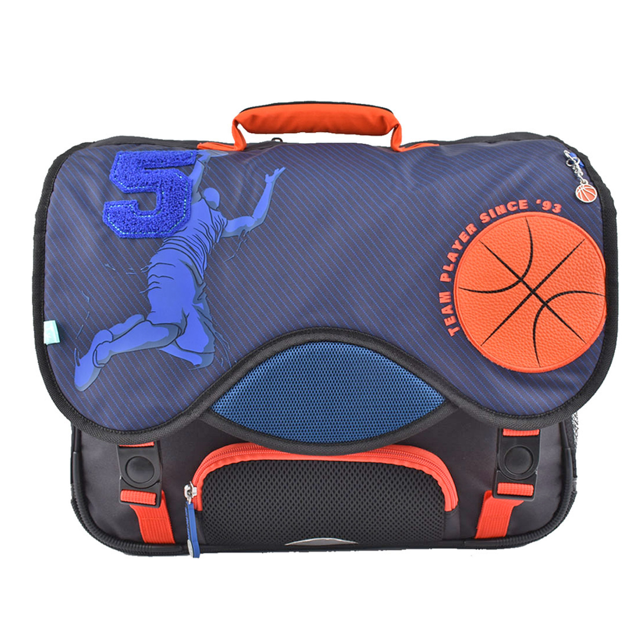 Voir la diapositive 1 : AUCHAN Cartable 41 cm CM1/CM2 Playground