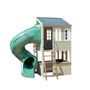Voir la diapositive 6 : Kidkraft Aire de jeux avec toboggan en tube - Bois - H2,74m - COZY ESCAPE