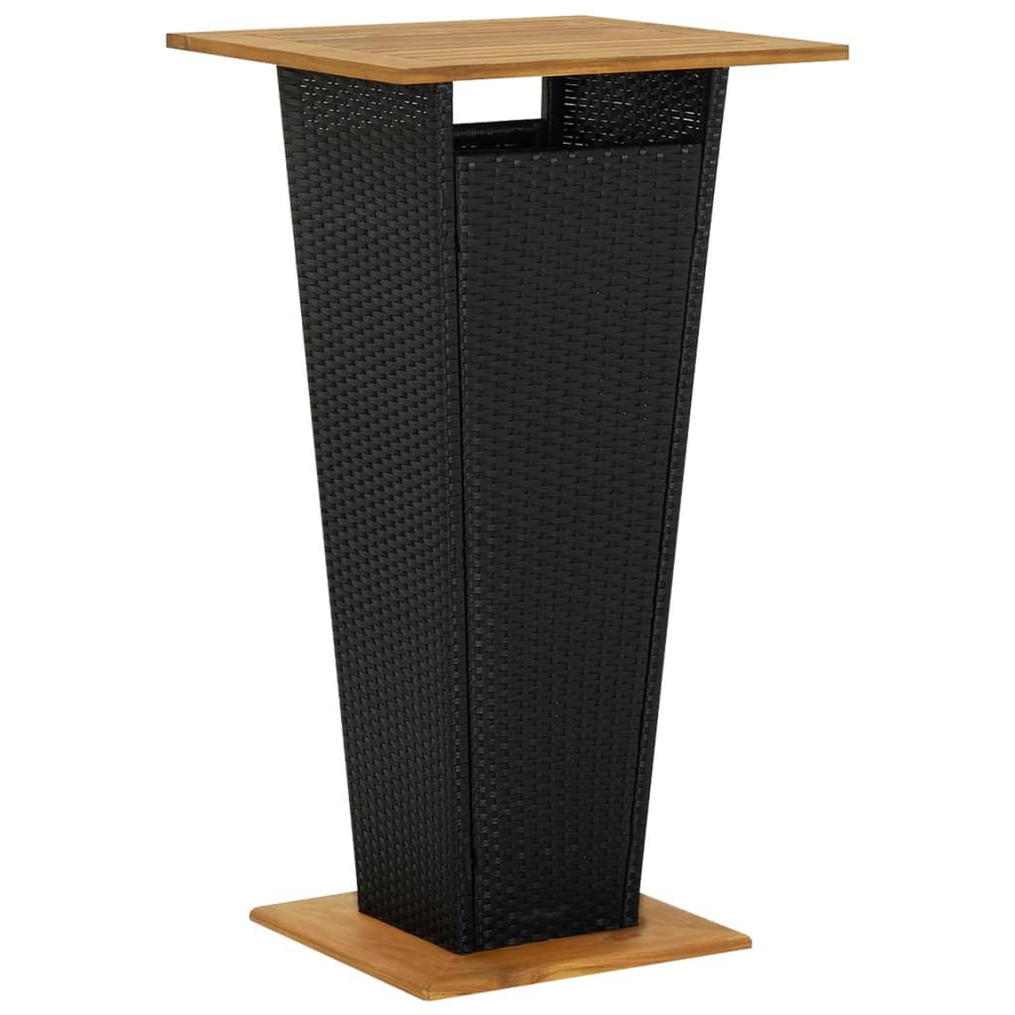 Voir la diapositive 3 : VIDAXL Ensemble de bar de jardin 3 pcs Noir