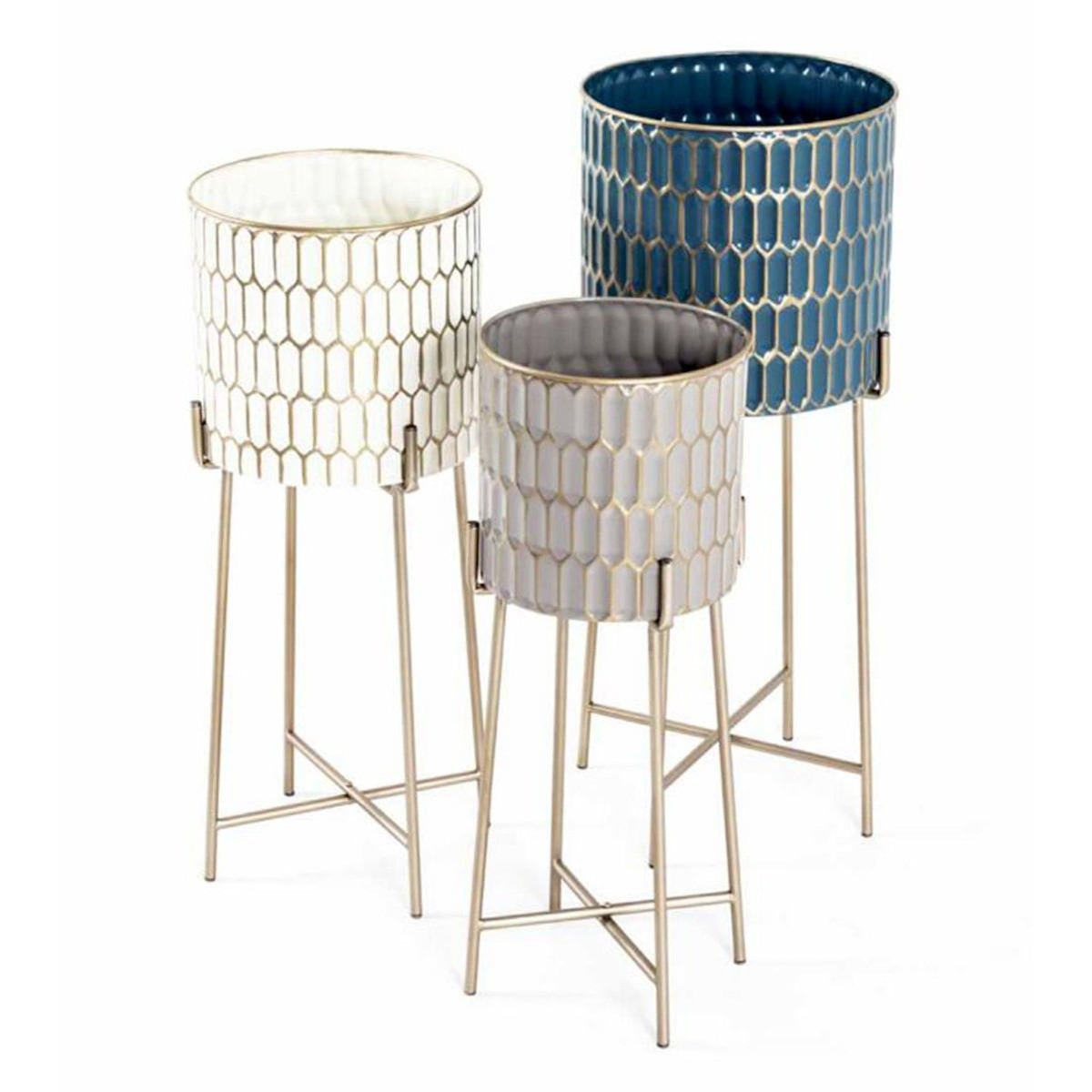 Paris Prix Lot de 3 Caches Pots Déco  Martira  70cm Multicolore