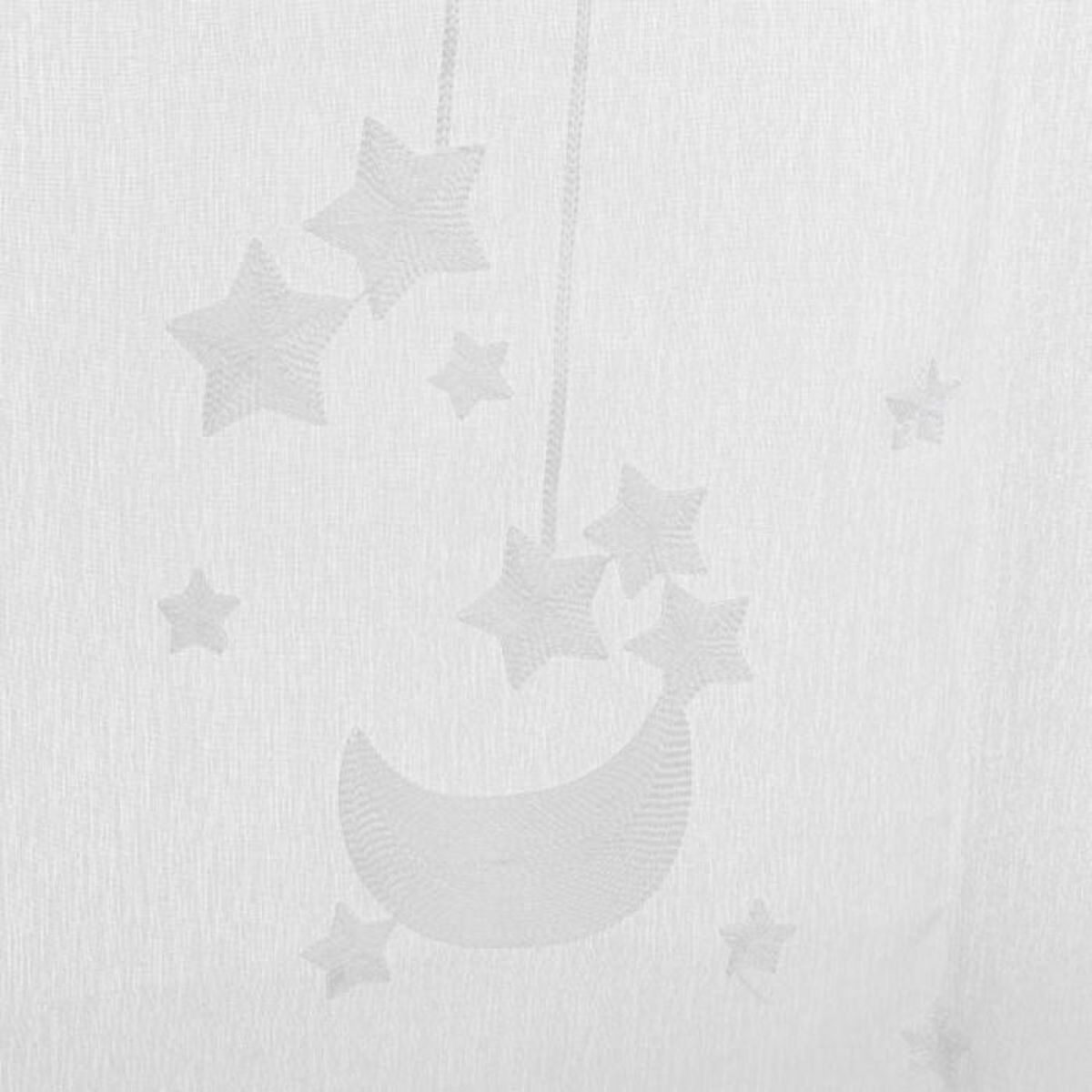 Atmosphera Kids Rideau Voilage Enfant  Étoiles  140x240cm Blanc