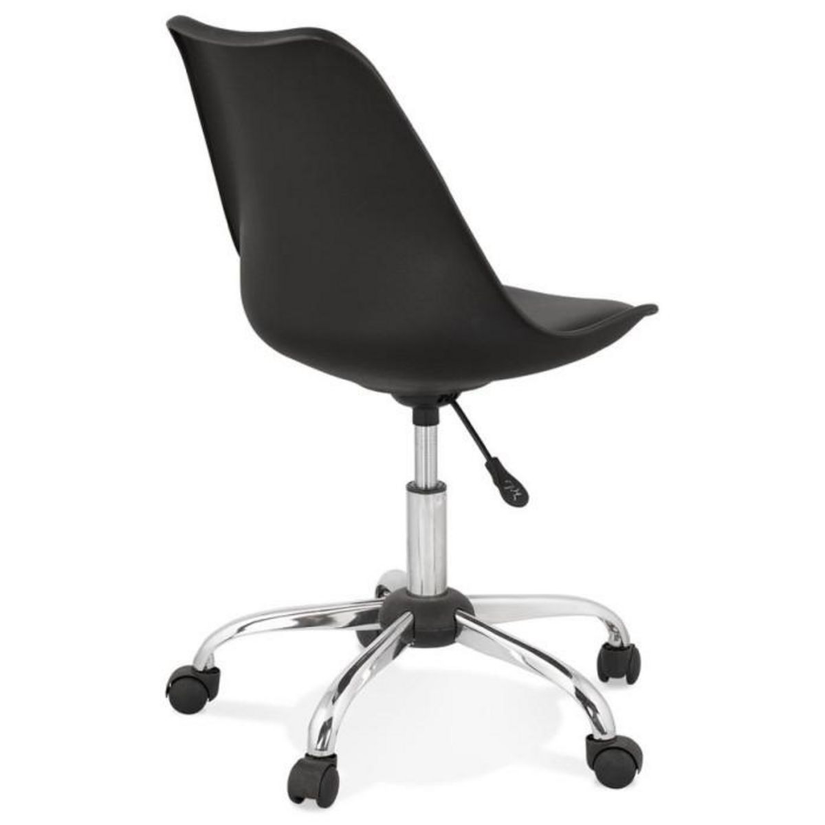 Paris Prix Chaise de Bureau Design  Amidon  81cm Noir