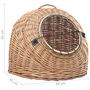 Voir la diapositive 6 : VIDAXL Cage de transport pour chats 60x45x45 cm Saule naturel
