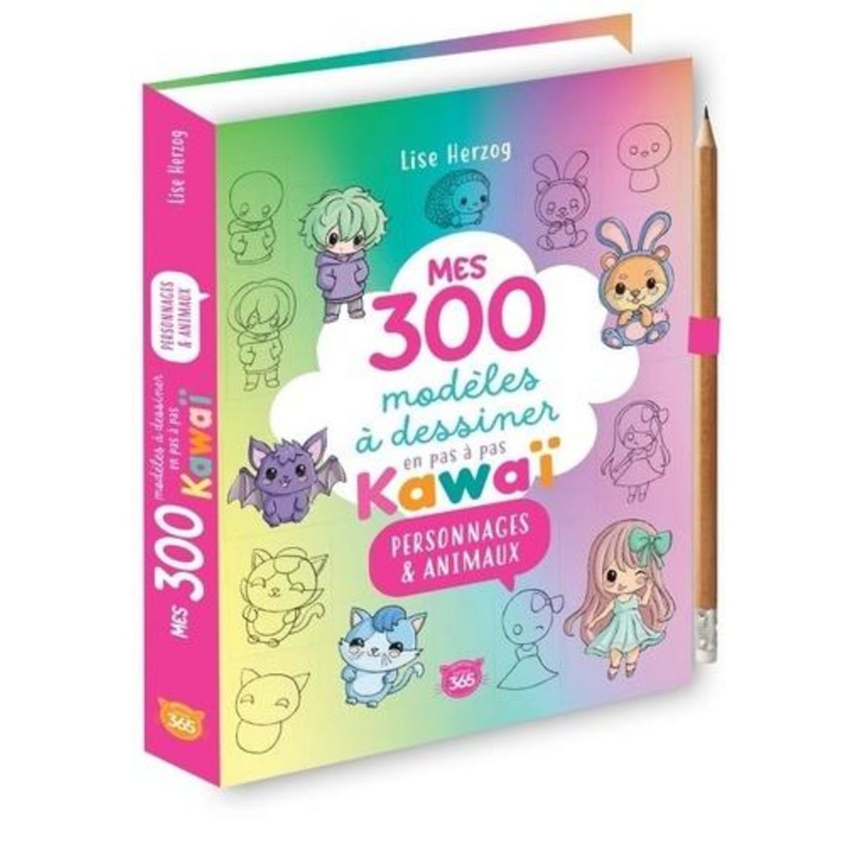 MES 300 MODELES A DESSINER EN PAS A PAS KAWAI. PERSONNAGES & ANIMAUX, Herzog Lise