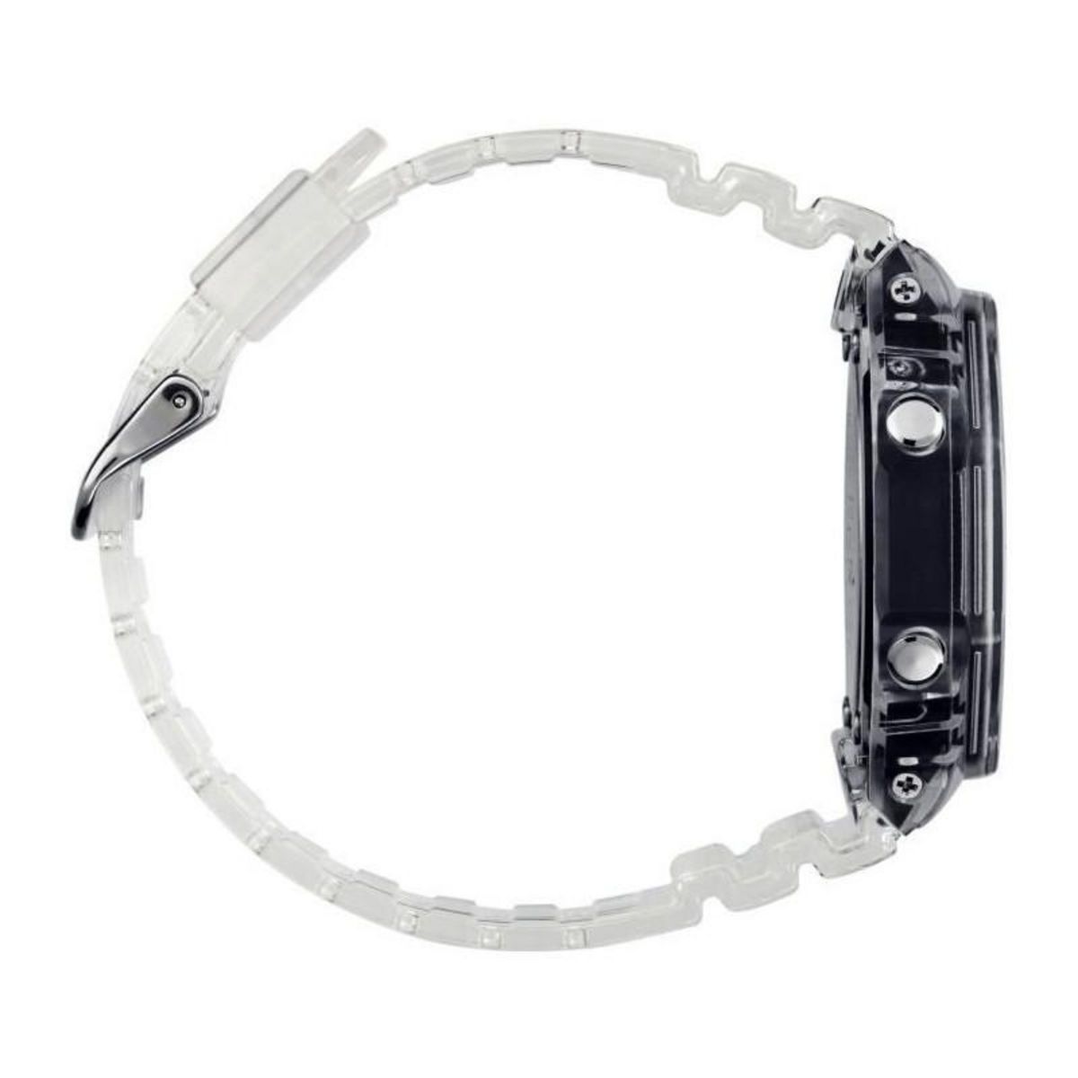 CASIO Montre G-SHOCK - CASIO - Resitante aux chocs - Multifonctions - Blanc transparent