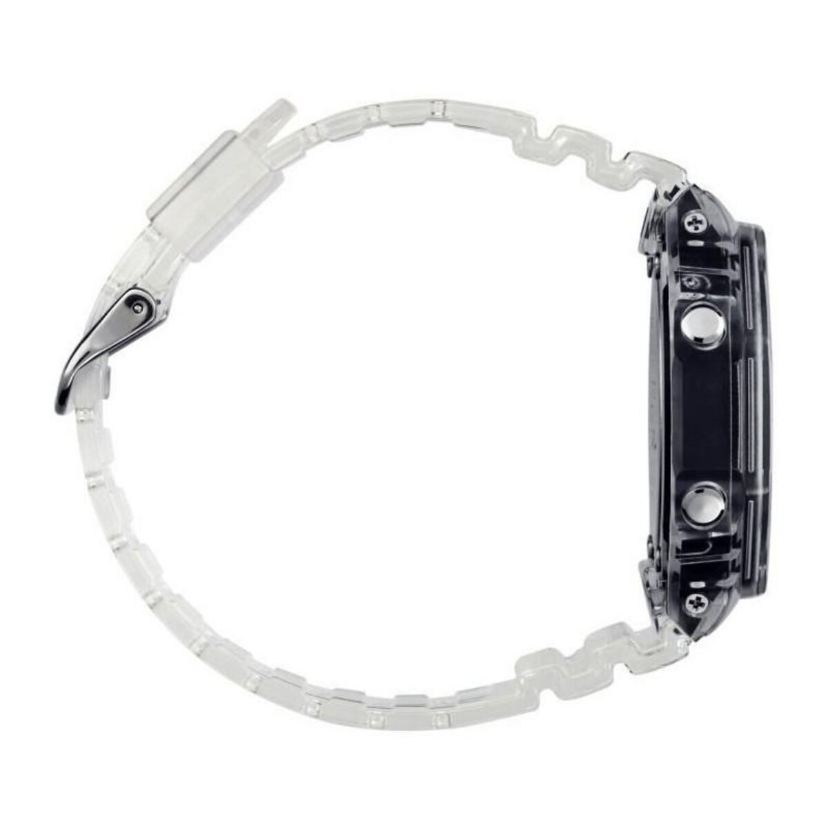 CASIO Montre G-SHOCK - CASIO - Resitante aux chocs - Multifonctions - Blanc transparent