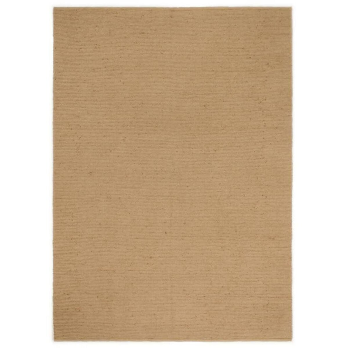 VIDAXL Tapis a poils boucles fait a la main 160x230 cm Jute et coton
