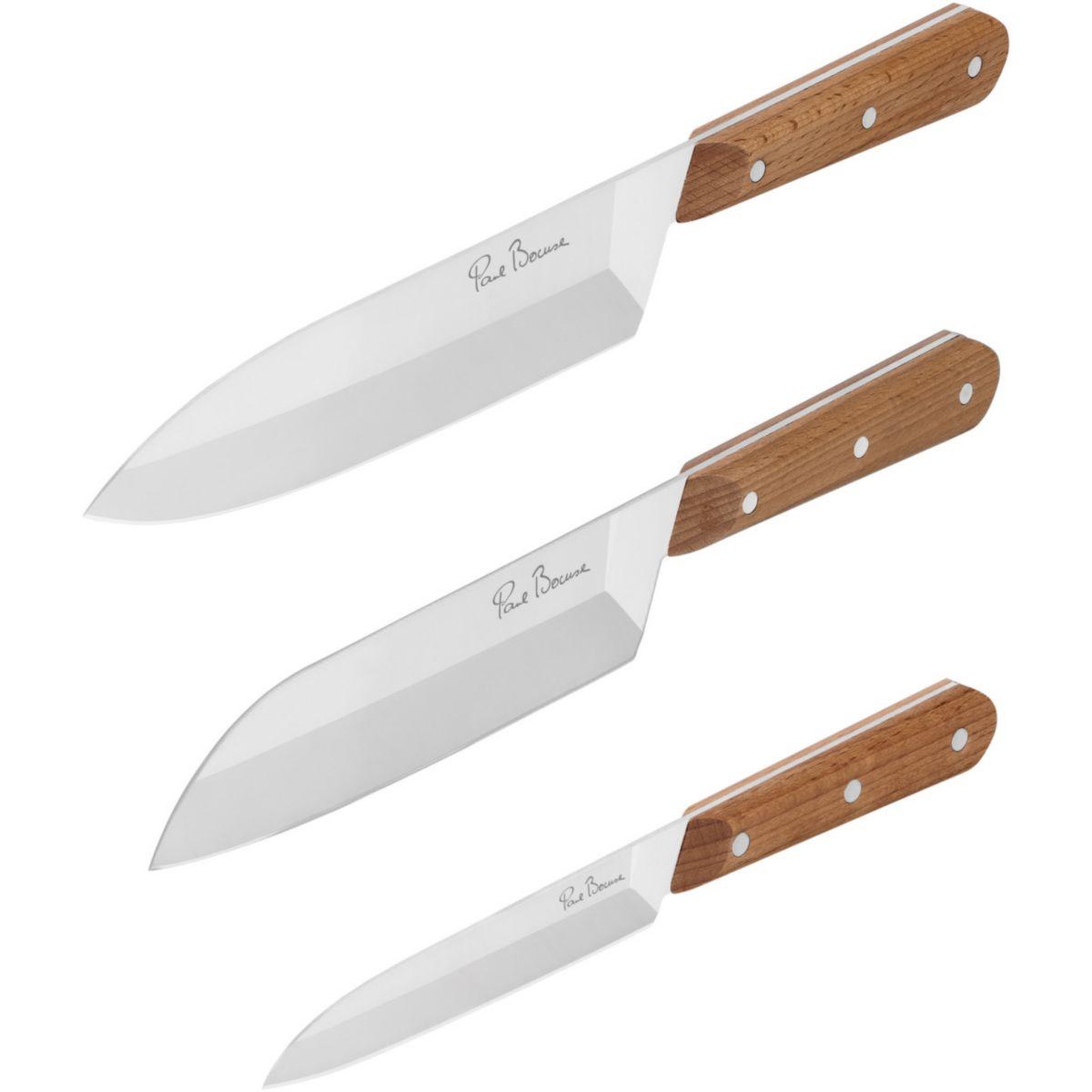 TEFAL Set de couteaux 3 couteaux Collection Paul Bocuse