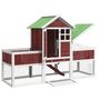 Voir la diapositive 5 : VIDAXL Clapier moka 170x63x113 cm bois de pin massif