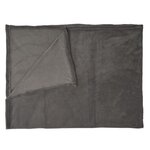 Paris Prix Plaid Microfibre  Roméo  120x150cm Gris Foncé