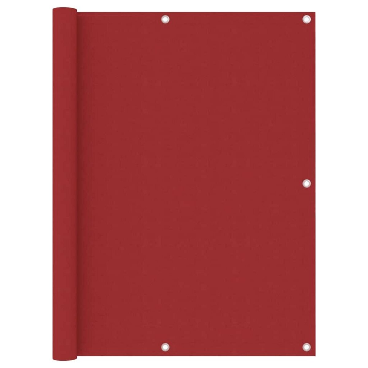 VIDAXL Ecran de balcon Rouge 120x600 cm Tissu Oxford