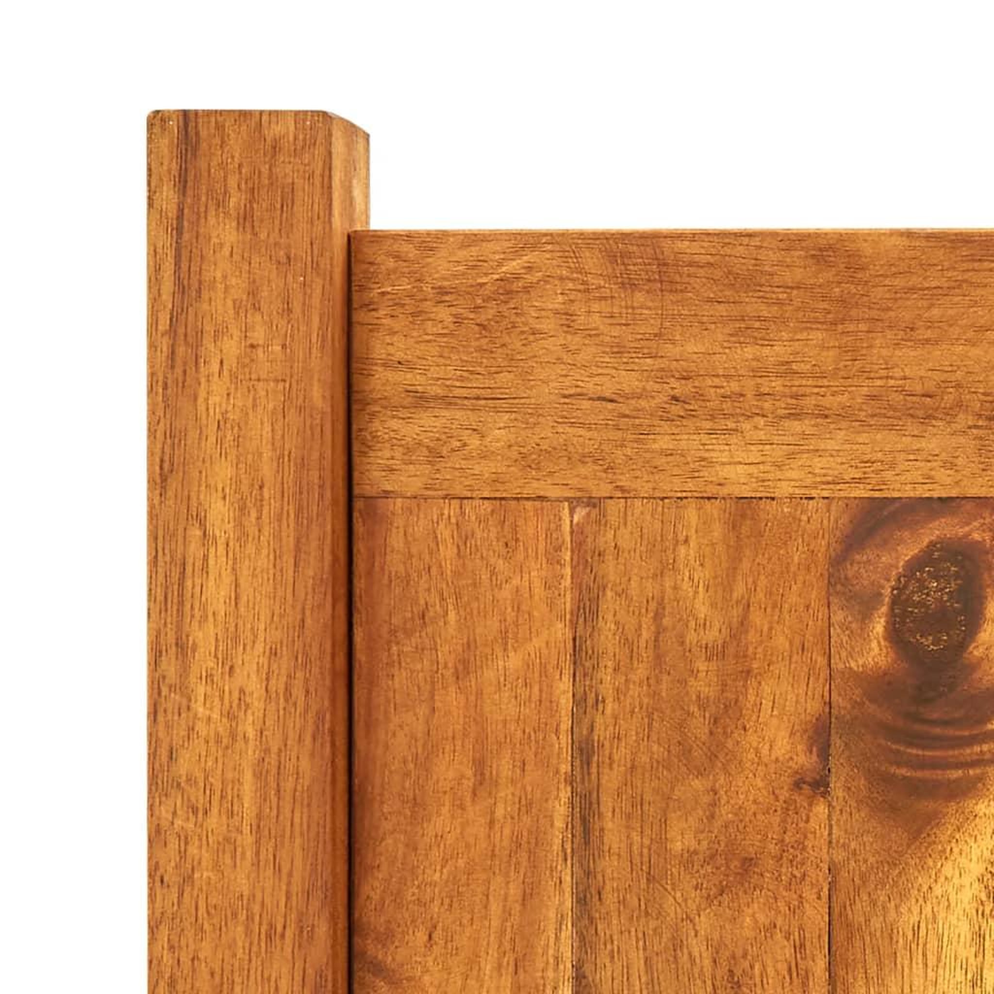 Voir la diapositive 4 : VIDAXL Lit sureleve de jardin Bois d'acacia 200x50x25 cm