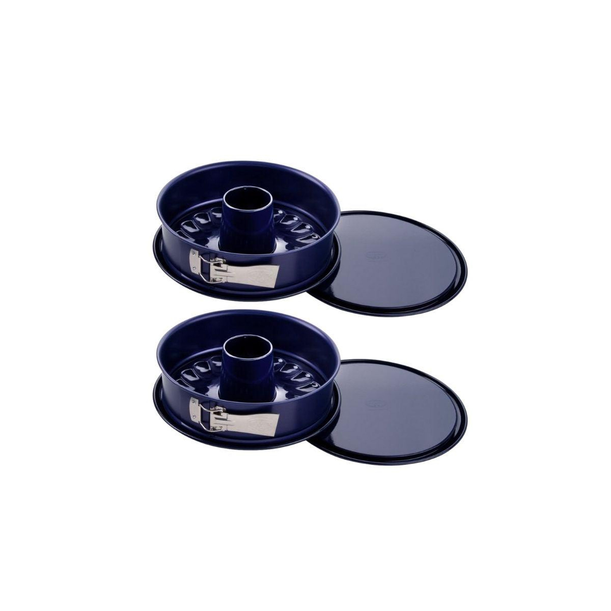 DR.OETKER Lot de 2 moules à gâteaux 26/26 cm en acier dr oetker back-liebe