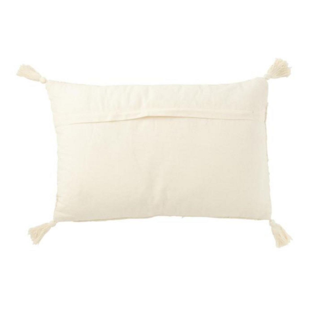 Paris Prix Coussin Déco à Pompons  Marea  40x60cm Crème