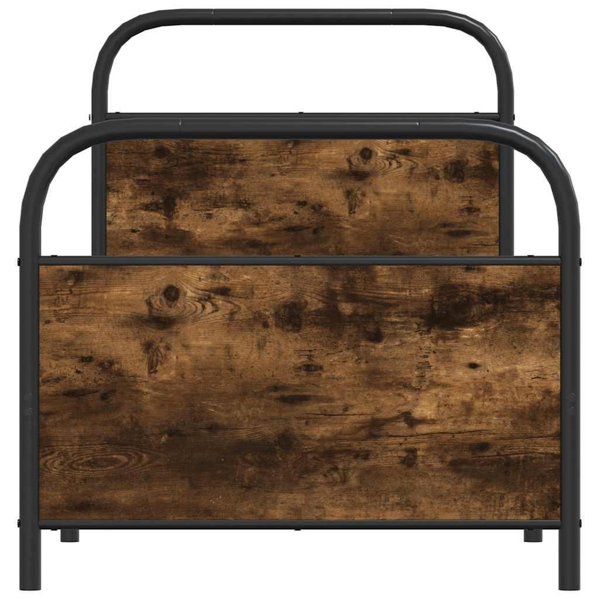 Voir la diapositive 5 : VIDAXL Cadre de lit sans matelas 80x200cm chene fume bois d'ingenierie