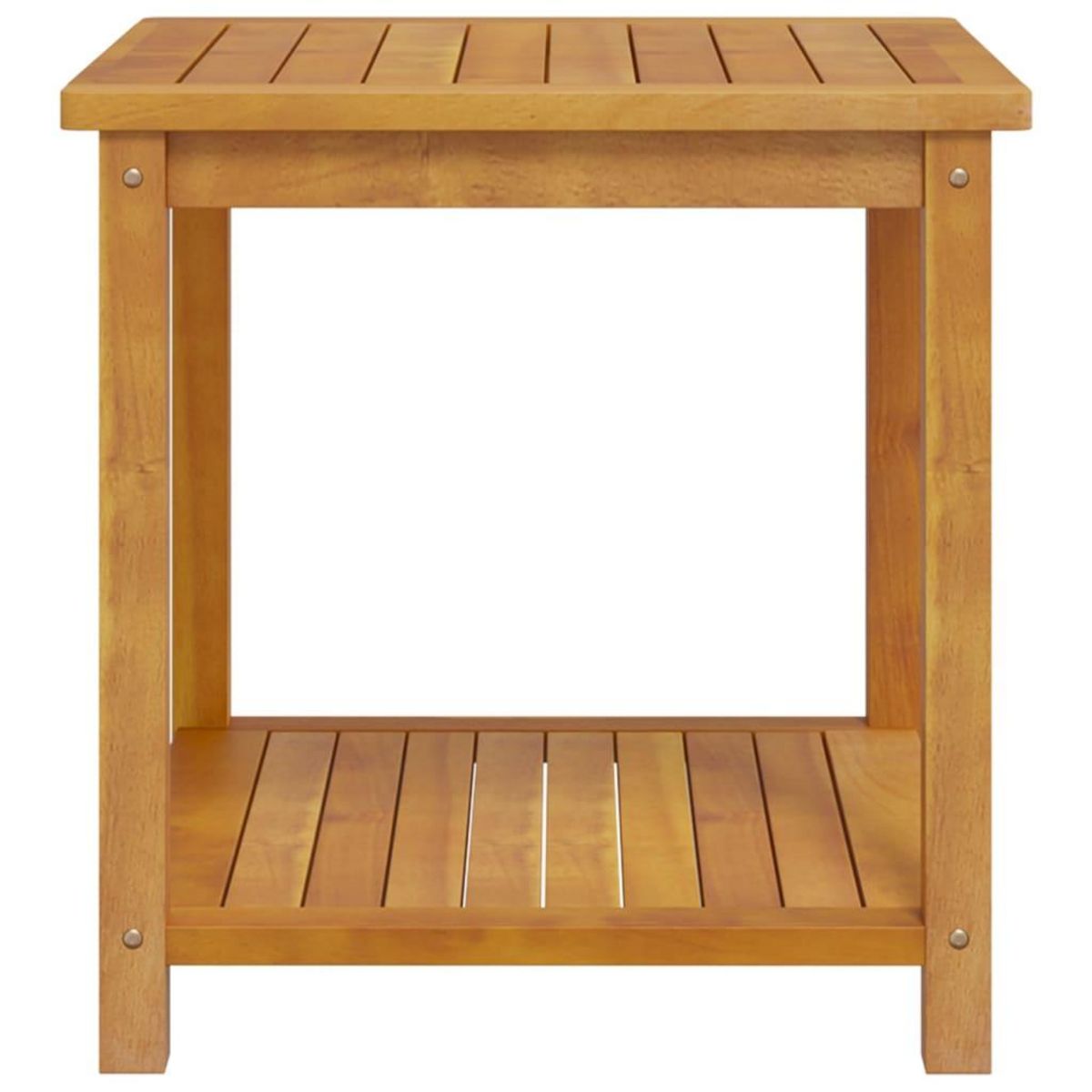 VIDAXL Table d'appoint Bois d'acacia massif 45x45x45 cm
