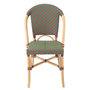 Voir la diapositive 2 : Paris Prix Chaise en Rotin  Geo  86cm Rose & Vert