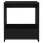 Voir la diapositive 4 : VIDAXL Table d appoint noir 50x26x50 cm bois d ingénierie