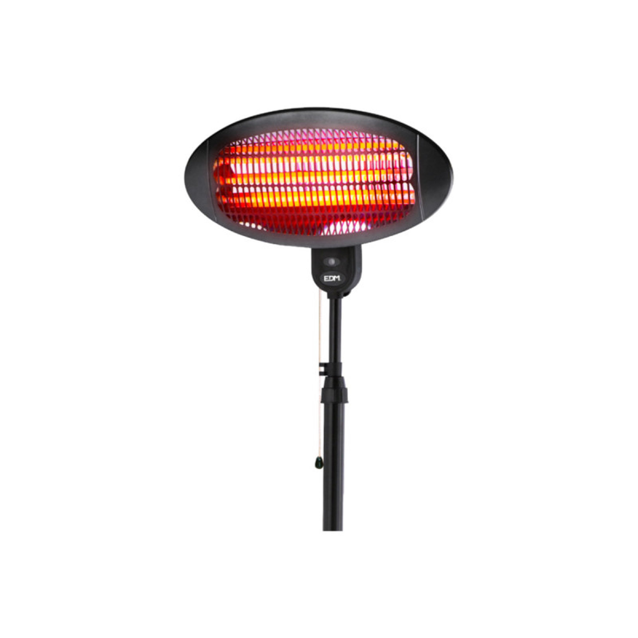 Voir la diapositive 2 : EDM Chauffage d'extérieur EDM avec pied - 2000W - 07091