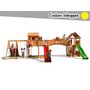 Voir la diapositive 1 : Fungoo Aire de jeux Maxi Spider Land - Toboggan Jaune - Fungoo