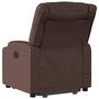 Voir la diapositive 5 : VIDAXL Fauteuil inclinable de massage Marron Similicuir