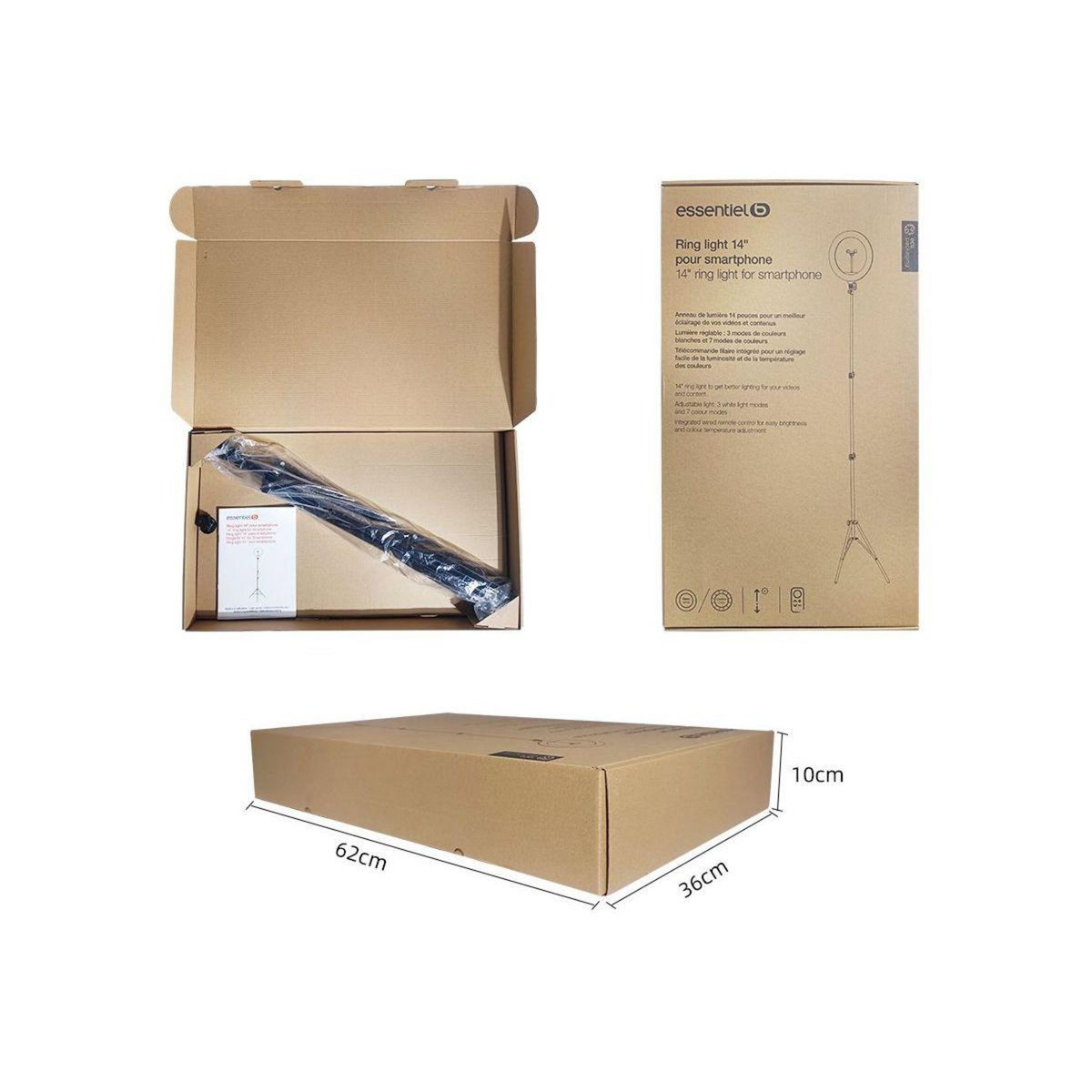 ESSENTIEL B Ring light 14'' pour Smartphone / Vlog
