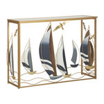 Paris Prix Console Design en Métal  Voiles  108cm Multicolore