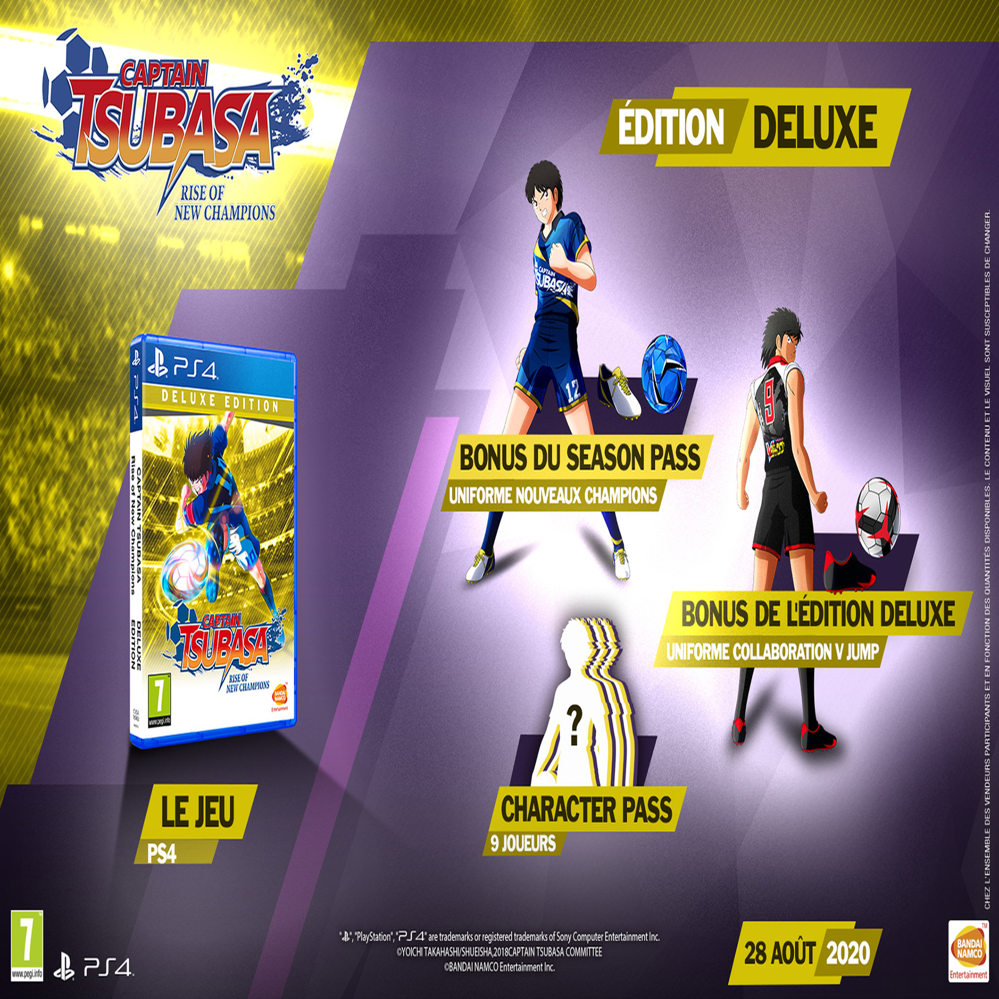 Voir la diapositive 2 : Captain Tsubasa : Rise of new Champions Edition Deluxe EXCLUSIVITE AUCHAN PS4