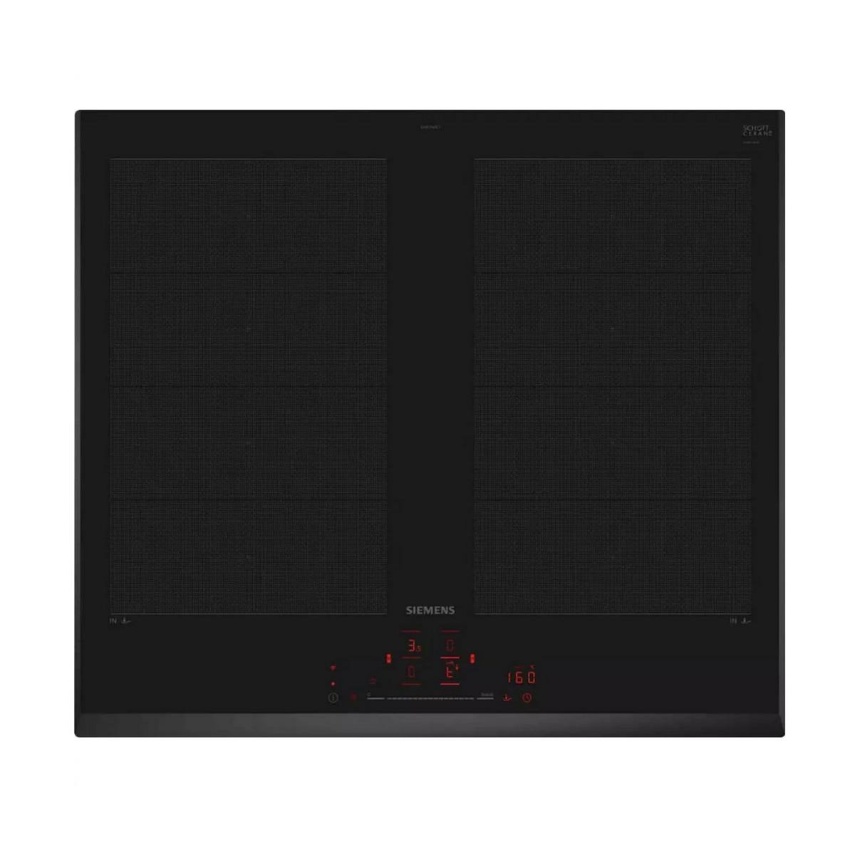 Siemens Table de cuisson induction 60cm 4 feux 7400w noir - EX651HXC1E